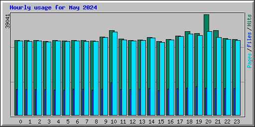 Hourly usage for May 2024